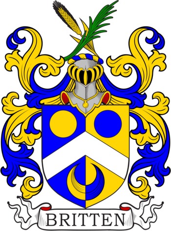 BRITTEN family crest