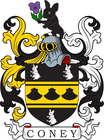 CONEY family crest