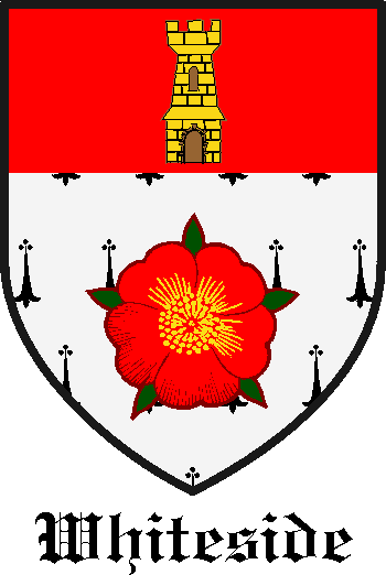 WHITESIDE family crest